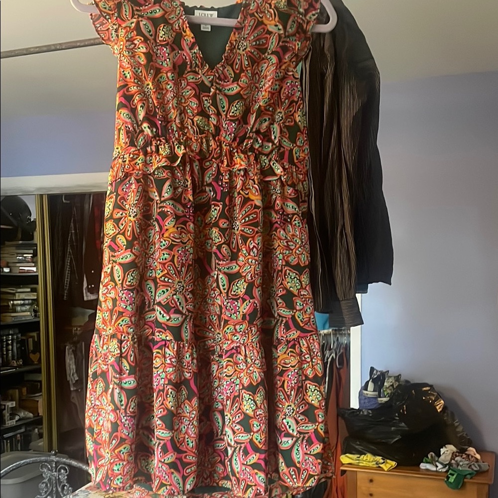 J. Crew Colorful Paisley Midi Dress FINAL PRICE!